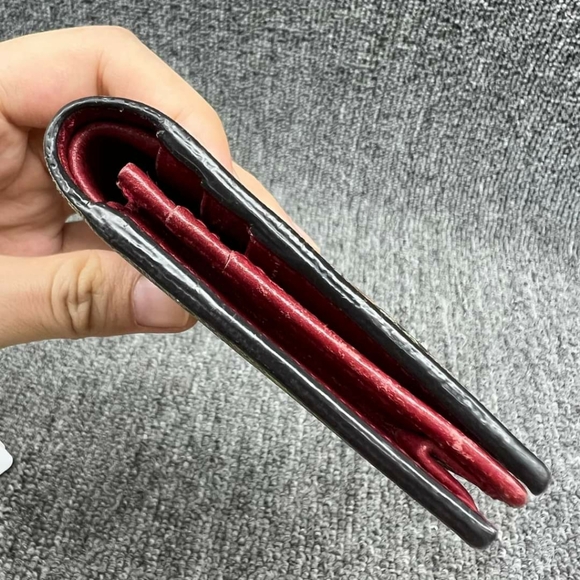 100% Authentic GUCCI Blooms Brown Canvas Wallet - Picture 3 of 10